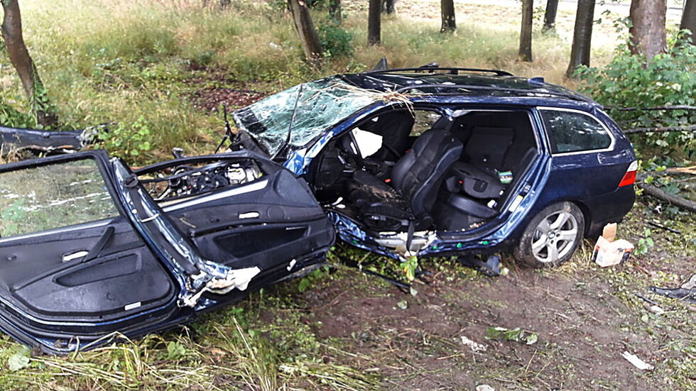 Am BWM entstand Totalschaden.