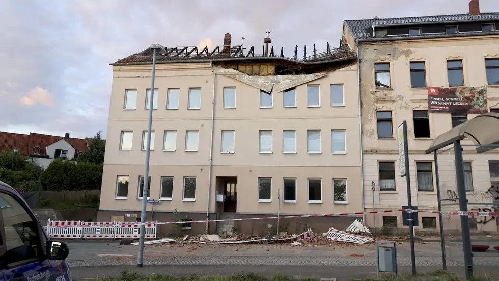 Die Ruine sollte ursprünglich nächste Woche eingerissen werden. Dieser geplante Abriss könnte nun eventuell vorgezogen werden.