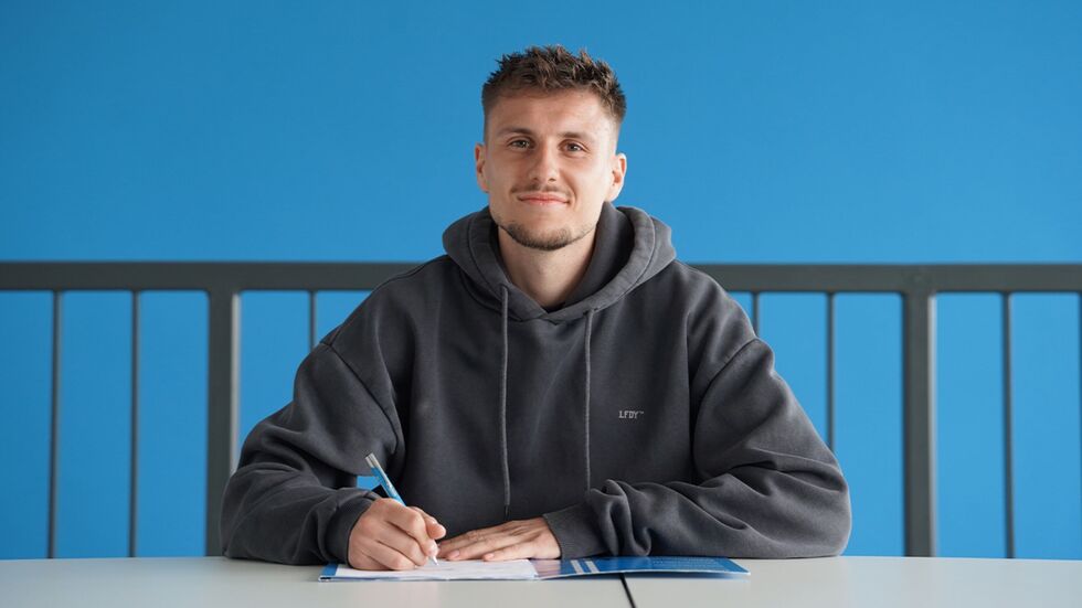 Tobias Stockinger vom BFC Dynamo ist der erste Neuzugang des CFC für die neue Saison.