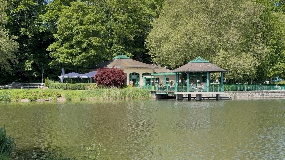 Das "Milchhäuschen" am Schlossteich Das "Milchhäuschen" am Schlossteich