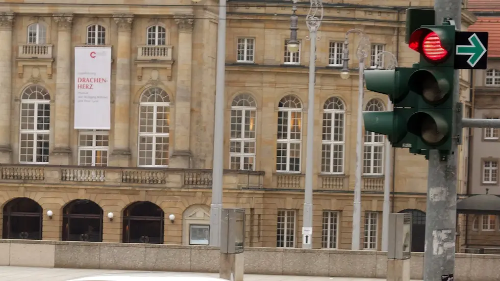 Der Grüne Pfeil ist in Chemnitz vom Aussterben bedroht.