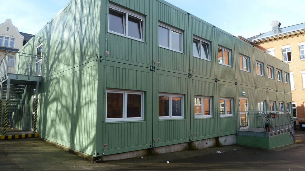 Die Container in Altendorf sind Vorbild für die Anlage in Altchemnitz. Foto: Redaktion Die Container in Altendorf sind Vorbild für die Anlage in Altchemnitz. Foto: Redaktion