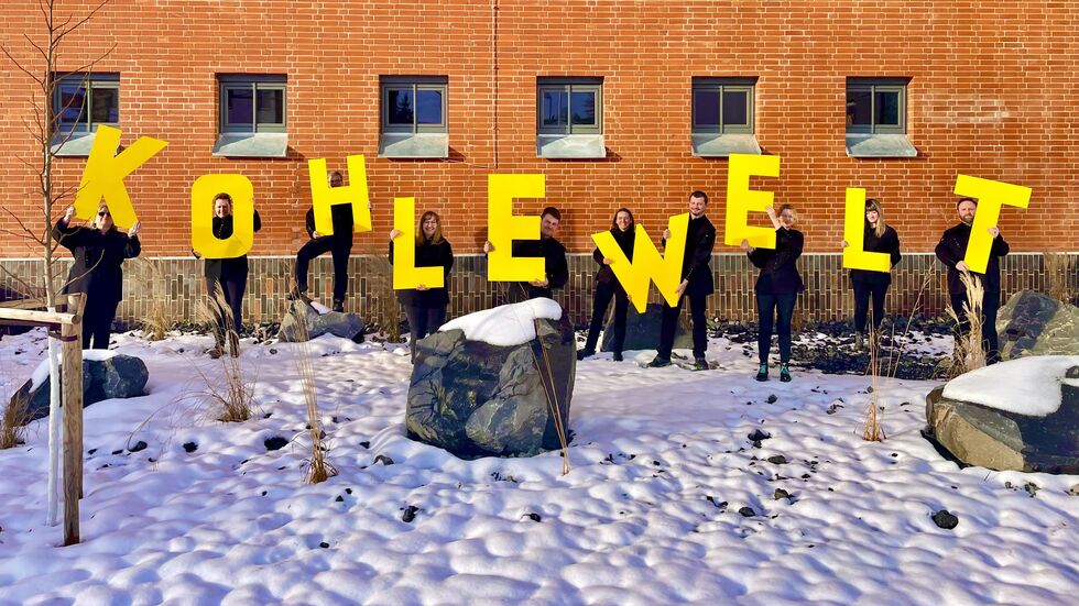 Am Bergbaumuseum wird der neuen Name präsentiert.