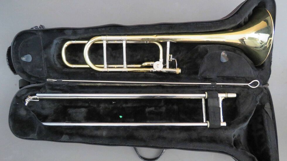 Wem gehört diese Posaune?