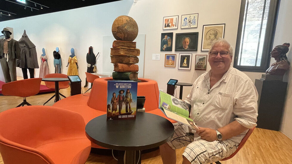 André Neubert mit dem umstrittenen Winnetou-Buch