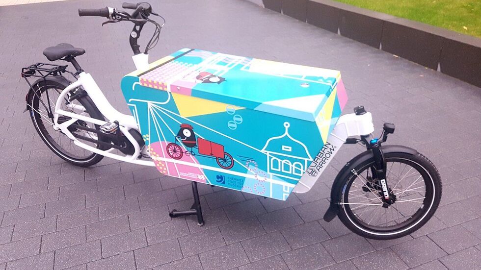 In der Stadtverwaltung sind bereits mehrere Lastenräder im Einsatz.-