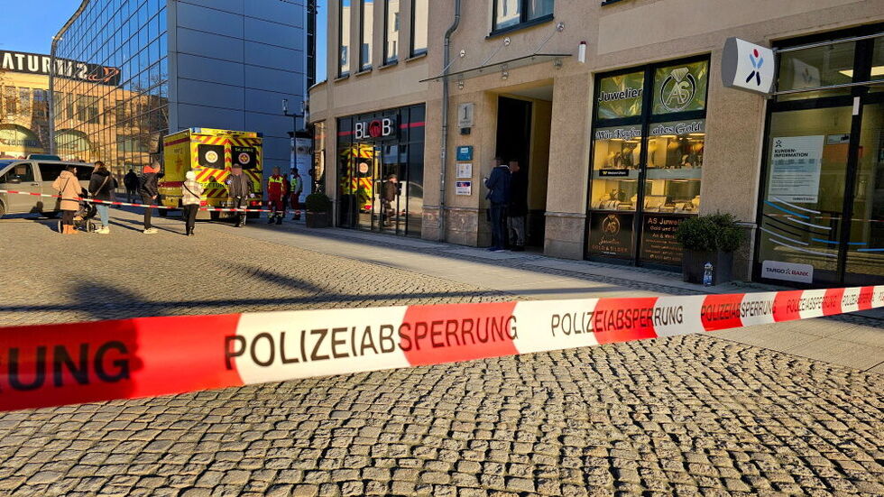 Der Tatort in der Börnichsgasse. Nur ein paar Straßen weiter wurde am 5. März ebenfalls ein Goldhändler überfallen Der Tatort in der Börnichsgasse. Nur ein paar Straßen weiter wurde am 5. März ebenfalls ein Goldhändler überfallen