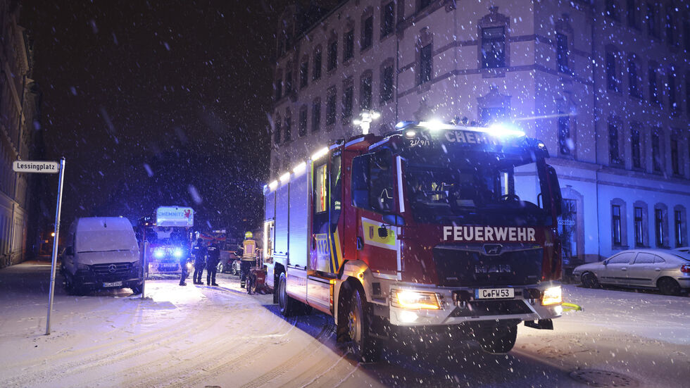 Die Chemnitzer Berufsfeuerwehr war im Einsatz.
