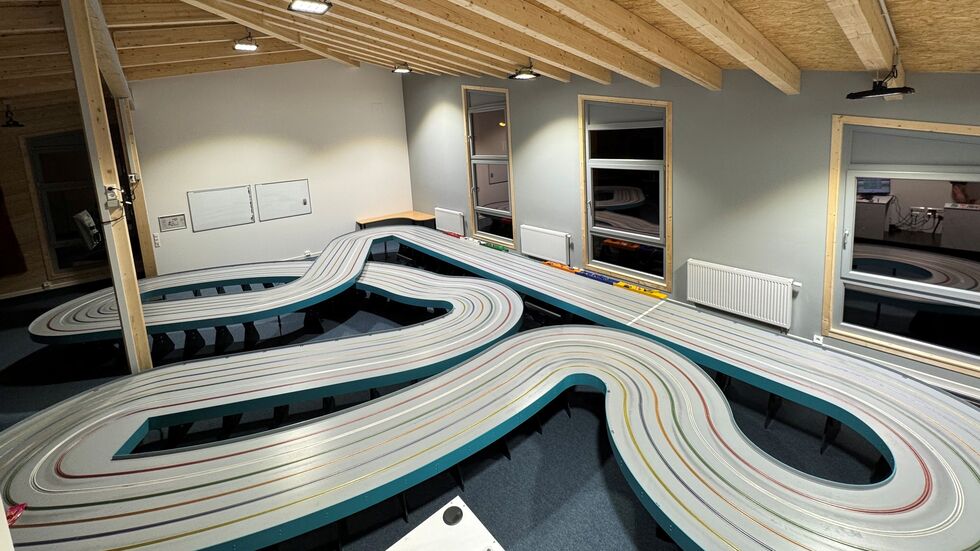 Die neue Slot-Racing-Bahn wird am 23. August offiziell eingeweiht. Hier könnten auch bald Grand-Prix-Rennen ausgerichtet werden.