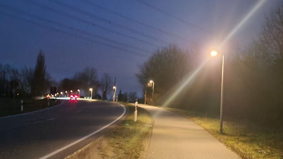 Fuß- und Radweg an der Hofer Straße